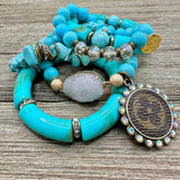 Boho Bliss Luxe Designer Bracelet Stack